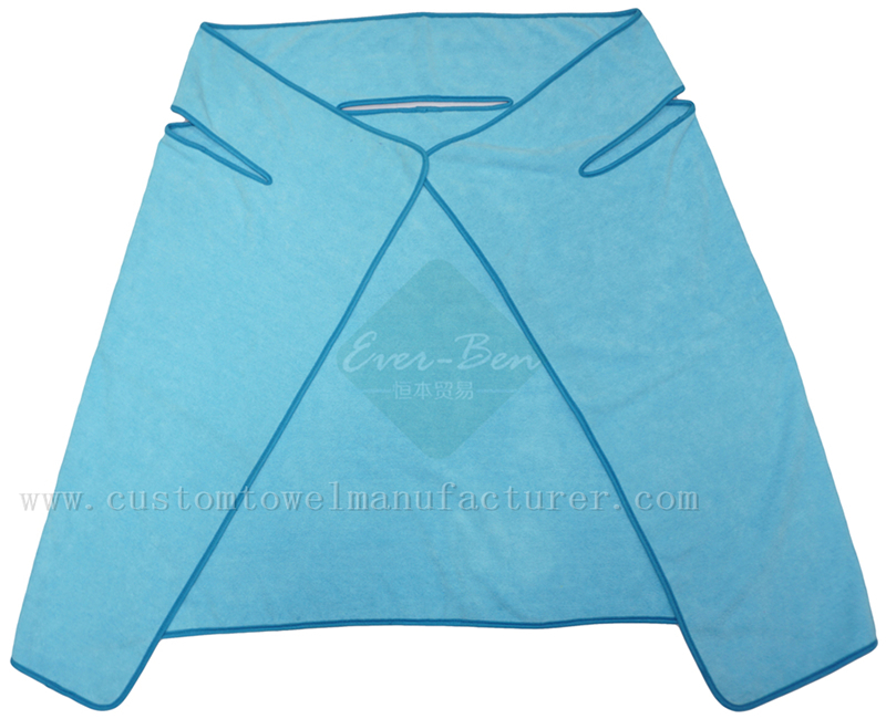 China Custom Long travel towel Wholesale microfibre beach poncho luxury bath towels in bulk toddler poncho towel supplier Custom Red Printing Beach Towels Factory
